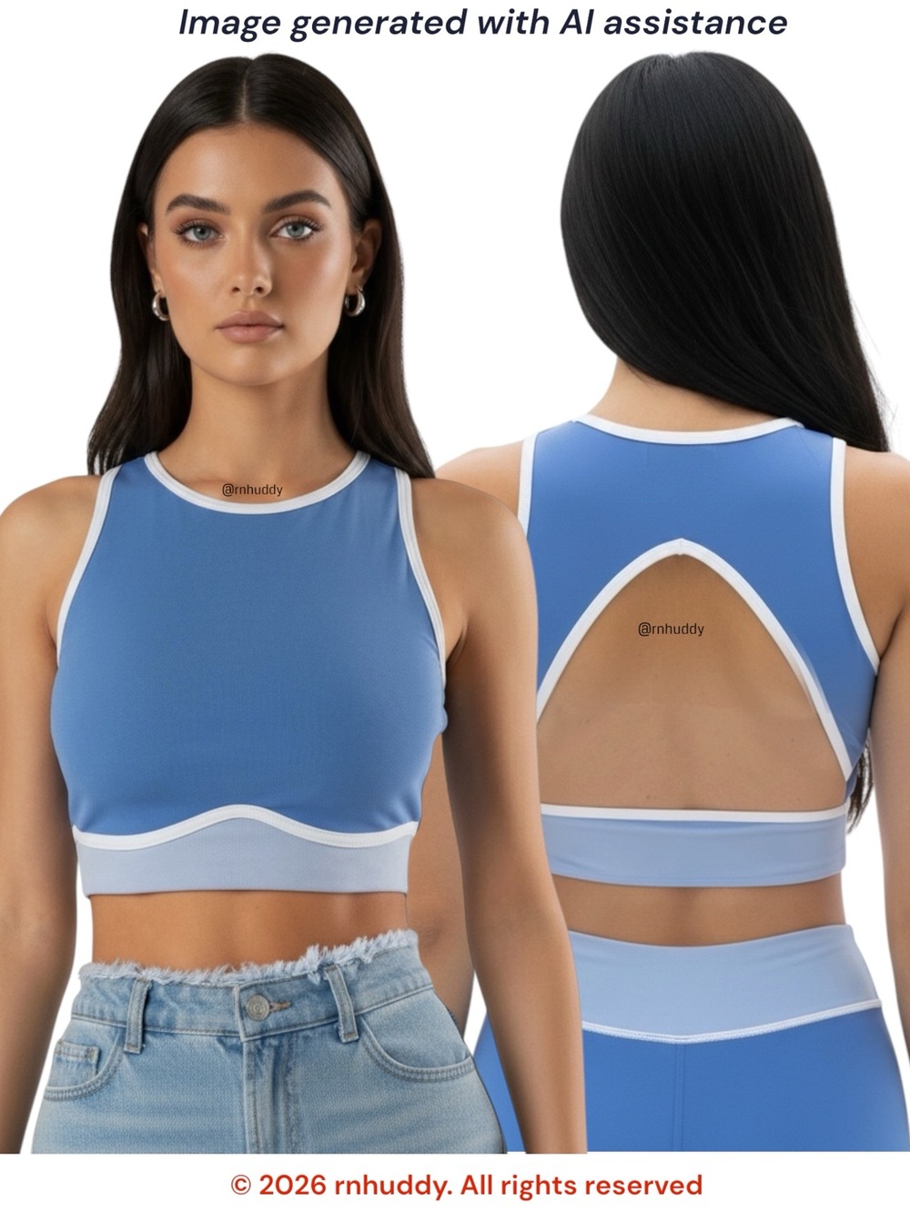 Yellow the Label XS blue contour tank